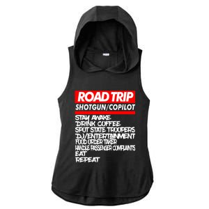 Family Road Trip Meaningful Gift Funny Vacation Summer Outdoors Meaningful Gift Ladies PosiCharge Tri-Blend Wicking Draft Hoodie Tank