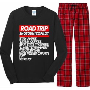 Family Road Trip Meaningful Gift Funny Vacation Summer Outdoors Meaningful Gift Long Sleeve Pajama Set