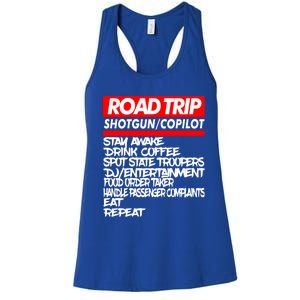 Family Road Trip Meaningful Gift Funny Vacation Summer Outdoors Meaningful Gift Women's Racerback Tank