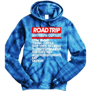 Family Road Trip Meaningful Gift Funny Vacation Summer Outdoors Meaningful Gift Tie Dye Hoodie