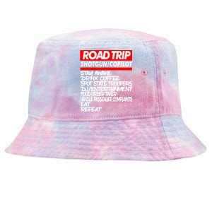 Family Road Trip Meaningful Gift Funny Vacation Summer Outdoors Meaningful Gift Tie-Dyed Bucket Hat