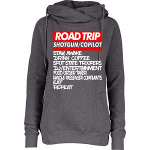 Family Road Trip Meaningful Gift Funny Vacation Summer Outdoors Meaningful Gift Womens Funnel Neck Pullover Hood