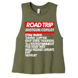 Family Road Trip Meaningful Gift Funny Vacation Summer Outdoors Meaningful Gift Women's Racerback Cropped Tank