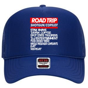 Family Road Trip Meaningful Gift Funny Vacation Summer Outdoors Meaningful Gift High Crown Mesh Back Trucker Hat