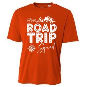 Family Road Trip Crew Cute Gift Road Trip Squad Cool Gift Cooling Performance Crew T-Shirt