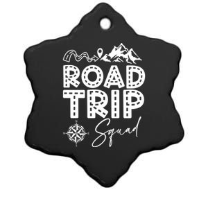 Family Road Trip Crew Cute Gift Road Trip Squad Cool Gift Ceramic Star Ornament