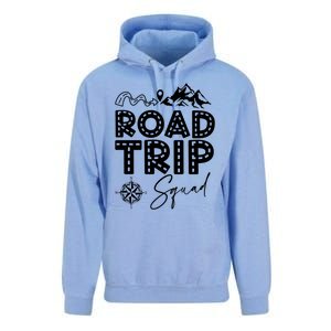 Family Road Trip Crew Cute Gift Road Trip Squad Cool Gift Unisex Surf Hoodie