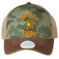 Funny Retro Turtley Cool Skateboarding Turtle Legacy Tie Dye Trucker Hat