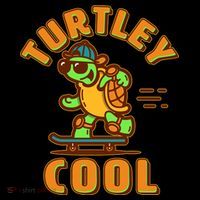 Funny Retro Turtley Cool Skateboarding Turtle City Backpack