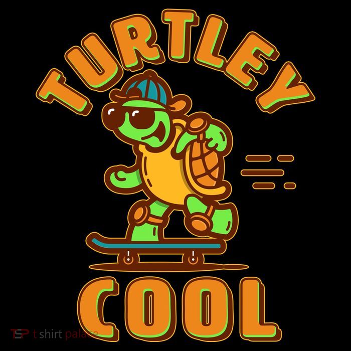 Funny Retro Turtley Cool Skateboarding Turtle City Backpack