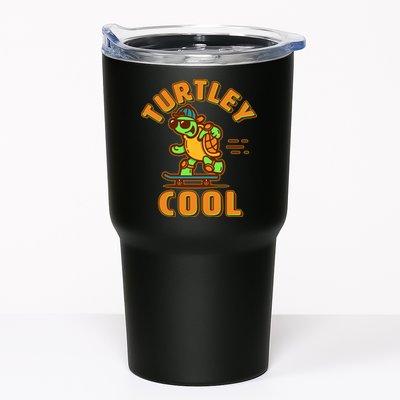 Funny Retro Turtley Cool Skateboarding Turtle Tumbler