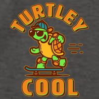 Funny Retro Turtley Cool Skateboarding Turtle Vector Backpack