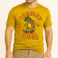 Funny Retro Turtley Cool Skateboarding Turtle Performance Shirt
