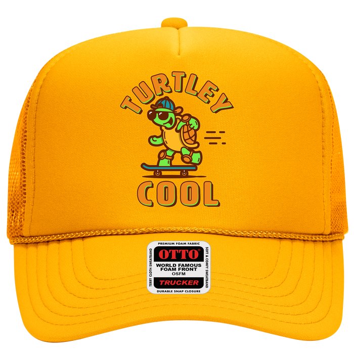 Funny Retro Turtley Cool Skateboarding Turtle Hat