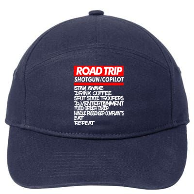 Family Road Trip Cool Gift Funny Vacation Summer Outdoors Meaningful Gift 7-Panel Snapback Hat