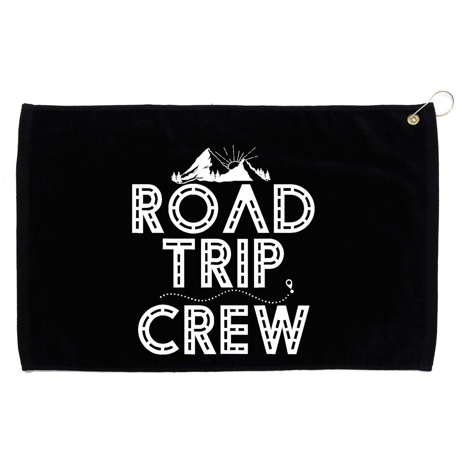 Family Road Trip Crew - Road Tripping Grommeted Golf Towel