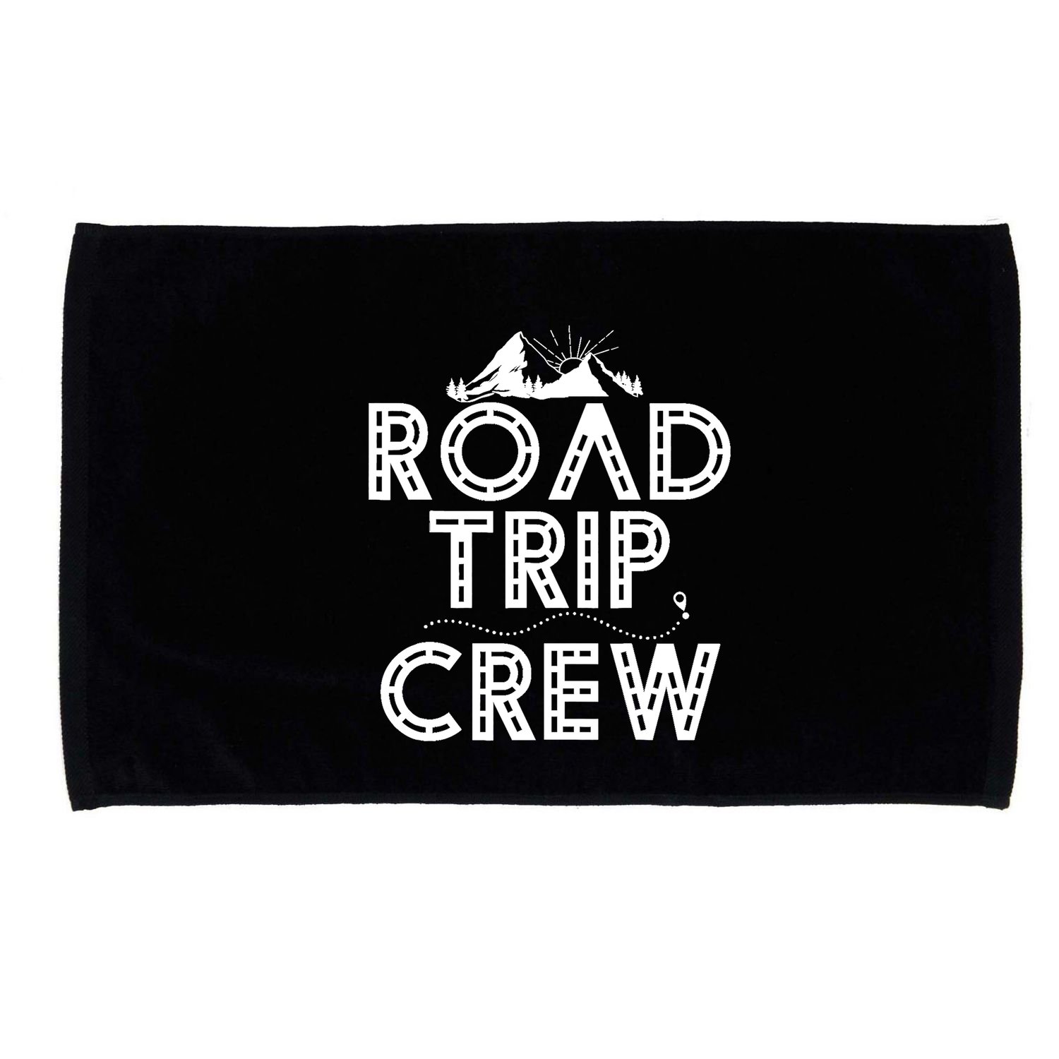 Family Road Trip Crew - Road Tripping Microfiber Hand Towel