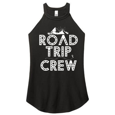 Family Road Trip Crew - Road Tripping Women’s Perfect Tri Rocker Tank