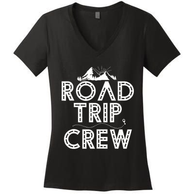 Family Road Trip Crew - Road Tripping Women's V-Neck T-Shirt