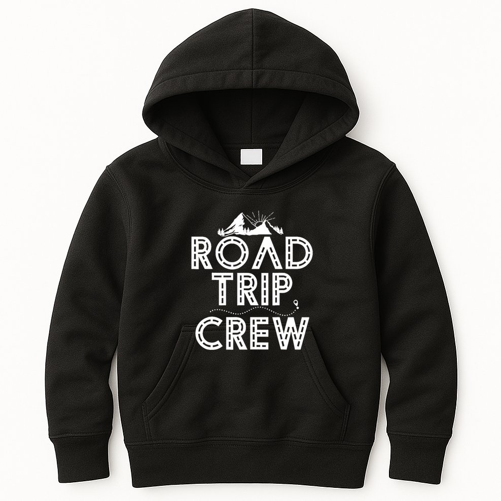 Family Road Trip Crew - Road Tripping Kids Hoodie