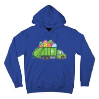 Funny Rubbish Truck Gift Idea For Easter Eggs Great Gift Hoodie