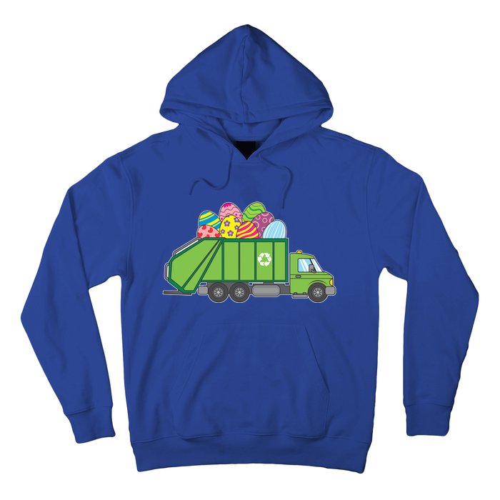 Funny Rubbish Truck Gift Idea For Easter Eggs Great Gift Hoodie