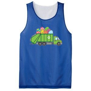 Funny Rubbish Truck Gift Idea For Easter Eggs Great Gift Mesh Reversible Basketball Jersey Tank