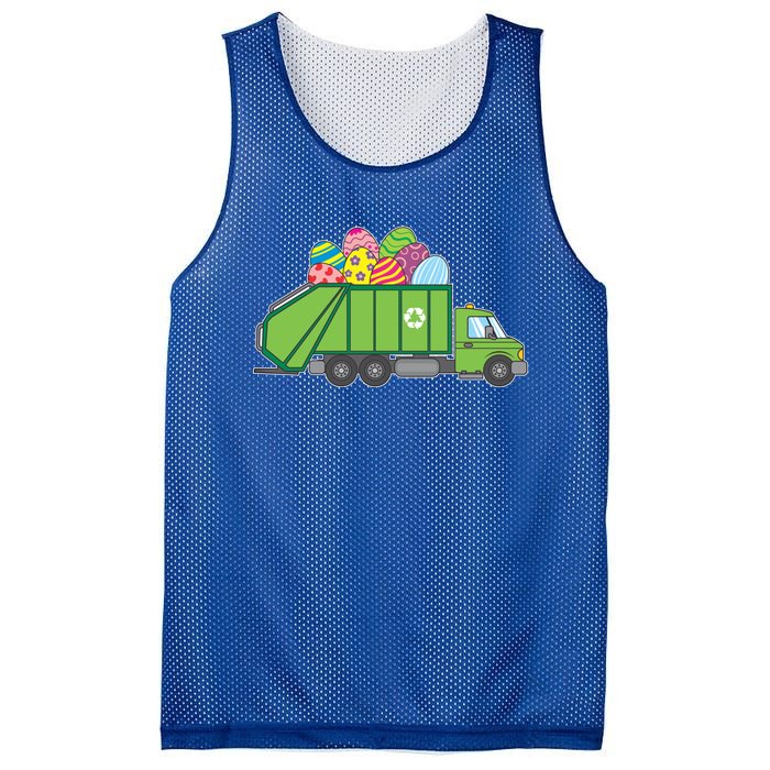 Funny Rubbish Truck Gift Idea For Easter Eggs Great Gift Mesh Reversible Basketball Jersey Tank