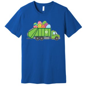 Funny Rubbish Truck Gift Idea For Easter Eggs Great Gift Premium T-Shirt