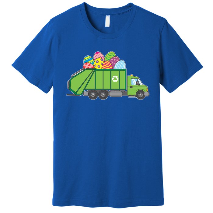 Funny Rubbish Truck Gift Idea For Easter Eggs Great Gift Premium T-Shirt