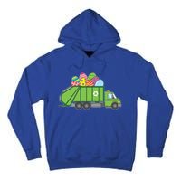 Funny Rubbish Truck Gift Idea For Easter Eggs Great Gift Tall Hoodie