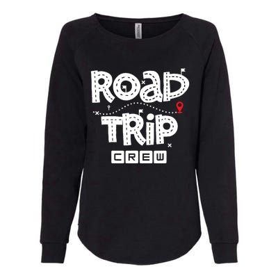 Family Road Trip Squad - Road Trip Crew Womens California Wash Sweatshirt