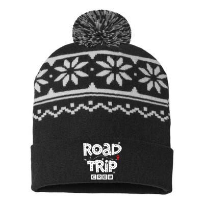 Family Road Trip Squad - Road Trip Crew USA-Made Snowflake Beanie