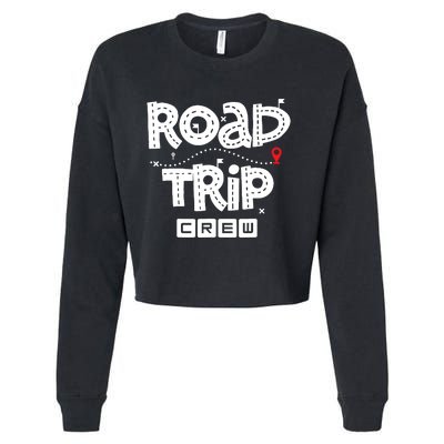 Family Road Trip Squad - Road Trip Crew Cropped Pullover Crew