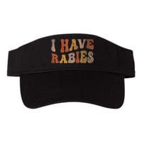 Funny Retro Typography I Have Rabies Visor