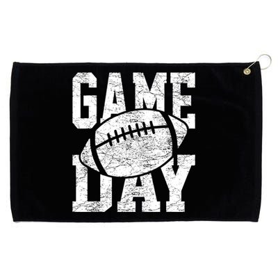 Funny Retro Team Sports Vintage Football Season Game Day Grommeted Golf Towel