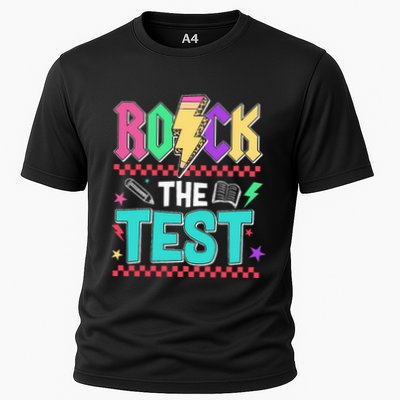 Funny Rock The Test Testing Day Teacher Student Motivational Performance Shirt