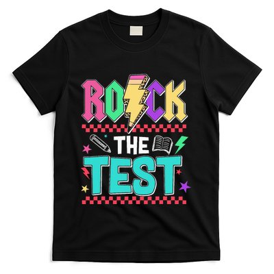 Funny Rock The Test Testing Day Teacher Student Motivational T-Shirt
