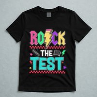 Funny Rock The Test Testing Day Teacher Student Motivational T-Shirt