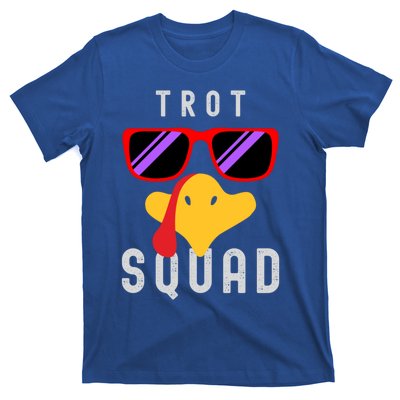 Funny Running Turkey Sunglasses Trot Squad Thanksgiving Cool Gift T-Shirt