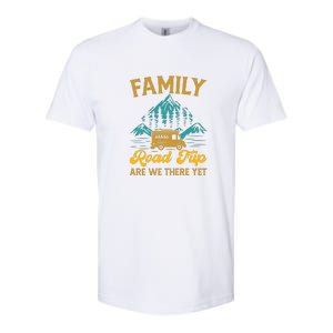 Family Road Trip Are We There Yet RV Camping Gift Softstyle CVC T-Shirt