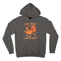 Funny Retro Thanksgiving Guess What Turkey Butt Hoodie