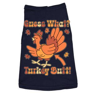 Funny Retro Thanksgiving Guess What Turkey Butt Doggie Tank