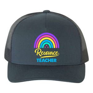 Funny Resource Teacher Rainbow Special Education Teachers Gift Yupoong Adult 5-Panel Trucker Hat