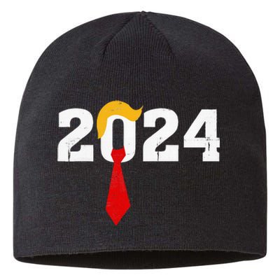 Funny Retro Trump 2024 Still Vote Felon Sustainable Beanie