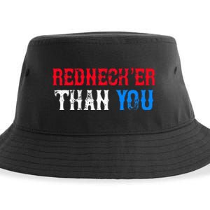 Funny Redneck Than You Sustainable Bucket Hat