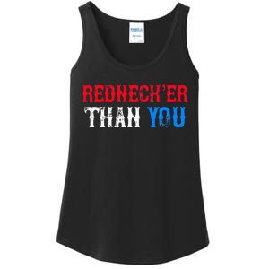 Funny Redneck Than You Ladies Essential Tank