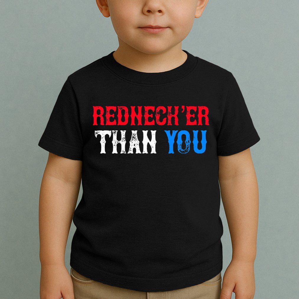 Funny Redneck Than You Toddler T-Shirt