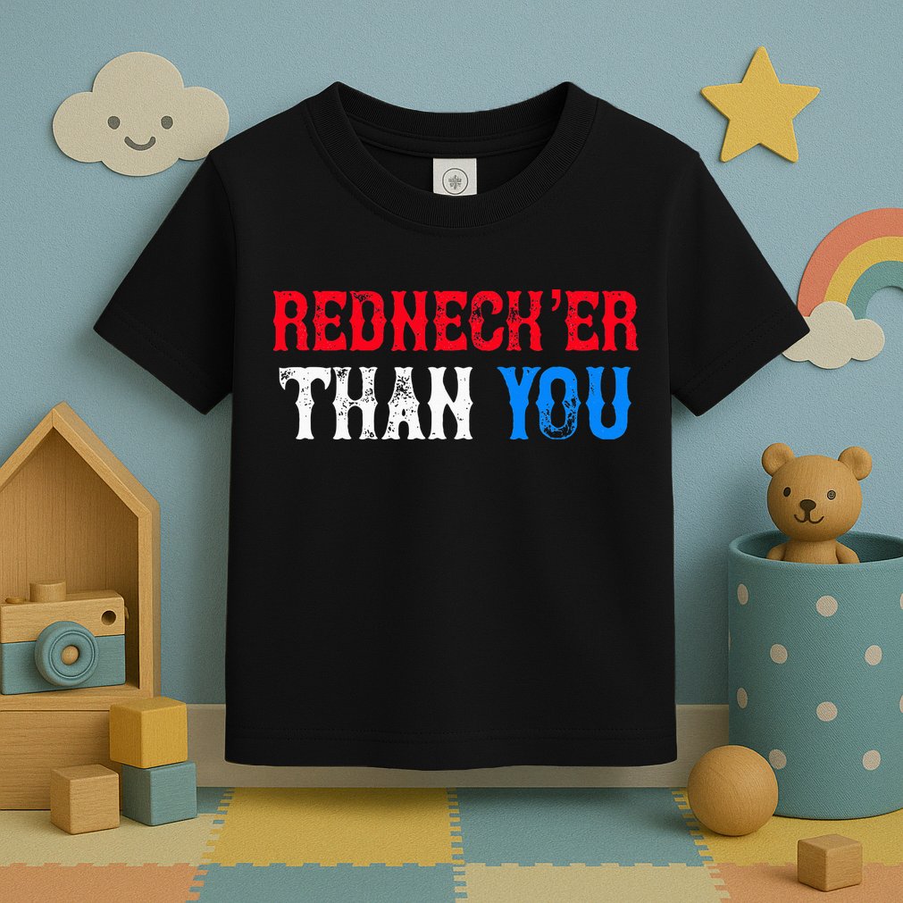 Funny Redneck Than You Toddler T-Shirt