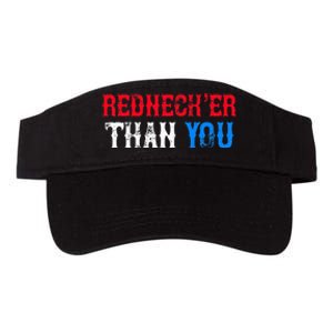 Funny Redneck Than You Valucap Bio-Washed Visor